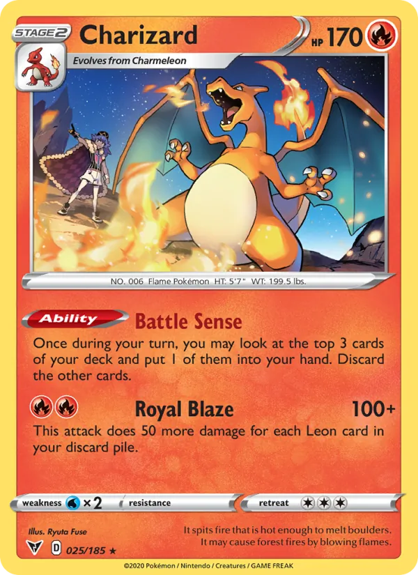 Charizard - Vivid Voltage Pokemon Card
