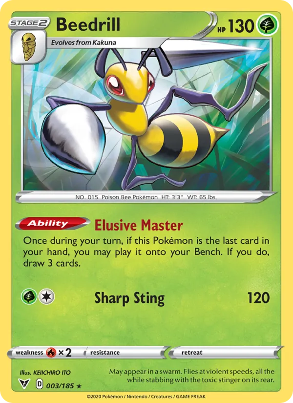 Beedrill - Vivid Voltage Pokemon Card
