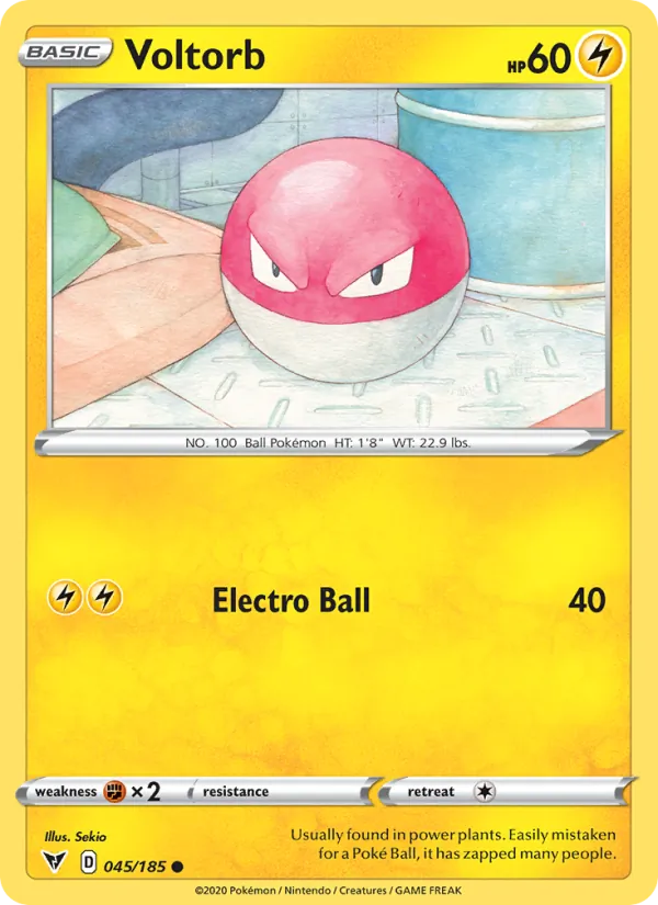 Voltorb - Vivid Voltage Pokemon Card