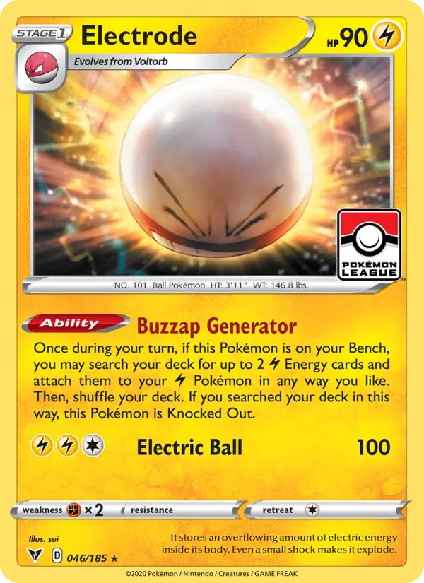 Electrode - Vivid Voltage Pokemon Card