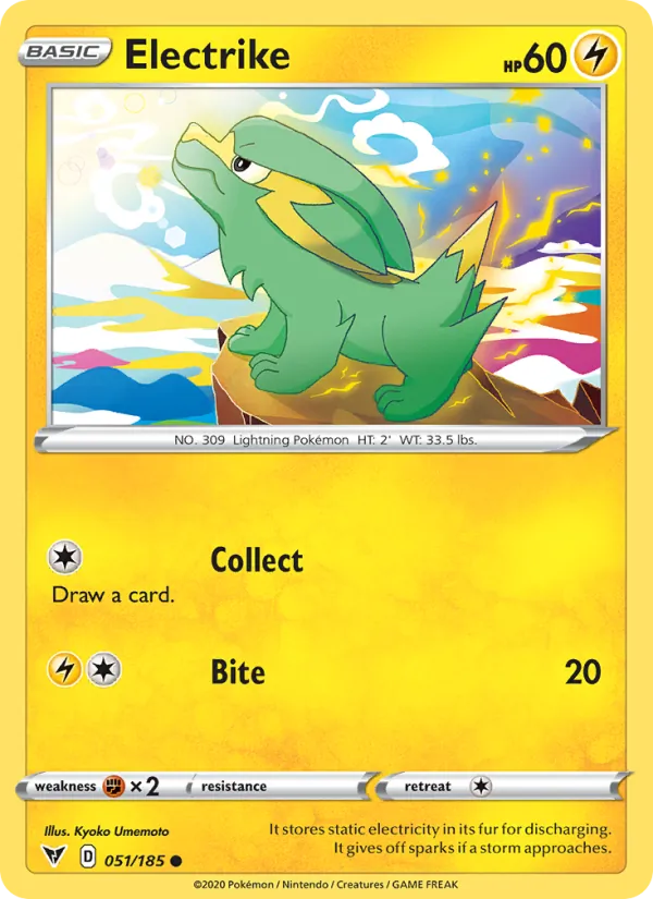 Electrike - Vivid Voltage Pokemon Card