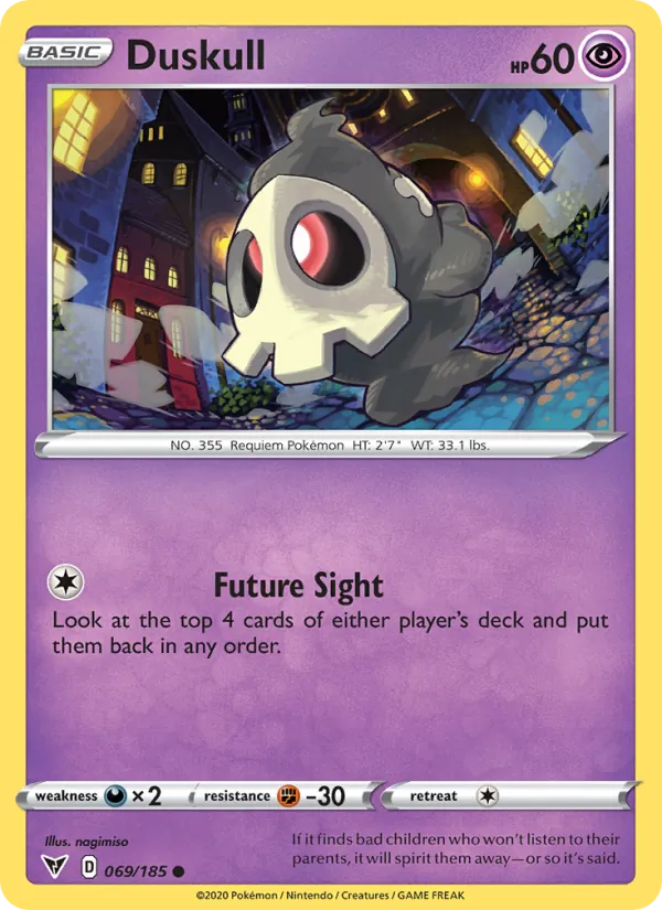 Duskull - Vivid Voltage Pokemon Card