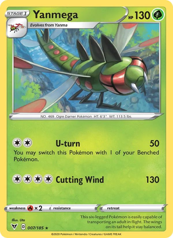 Yanmega - Vivid Voltage Pokemon Card