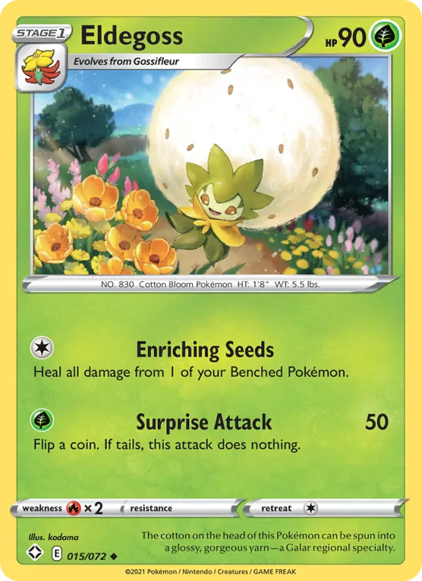 Eldegoss - Shining Fates Pokemon Card