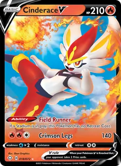 Cinderace V - Shining Fates