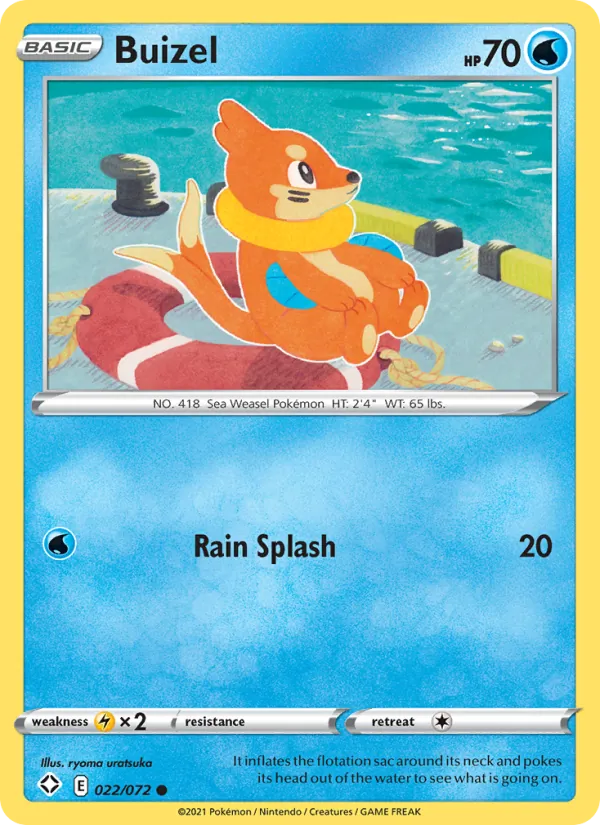 Buizel - Shining Fates Pokemon Card