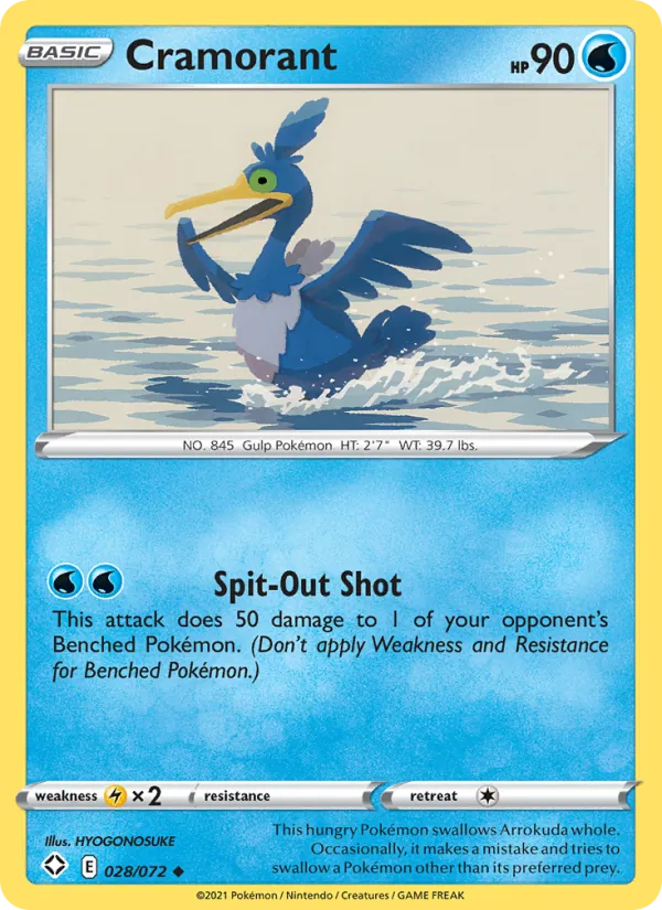 Cramorant - Shining Fates Pokemon Card