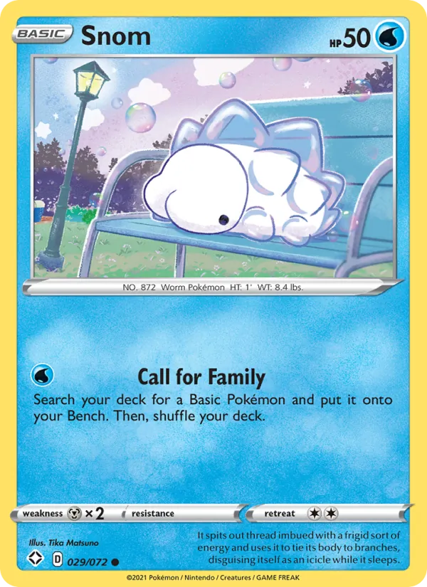 Snom - Shining Fates Pokemon Card