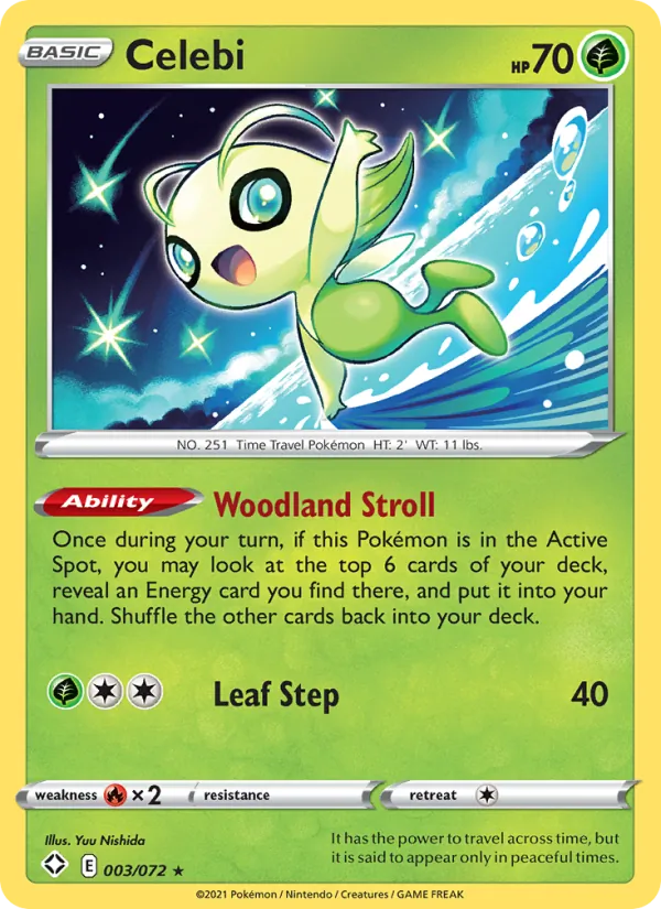 Celebi - Shining Fates Pokemon Card