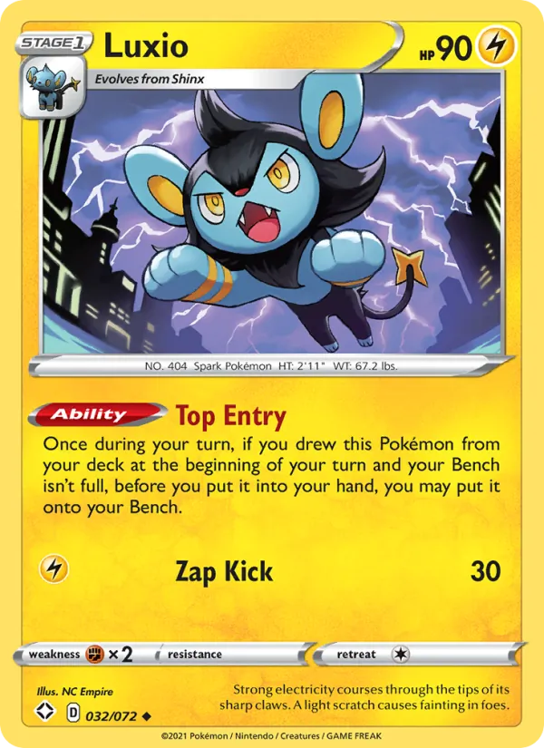 Luxio - Shining Fates Pokemon Card