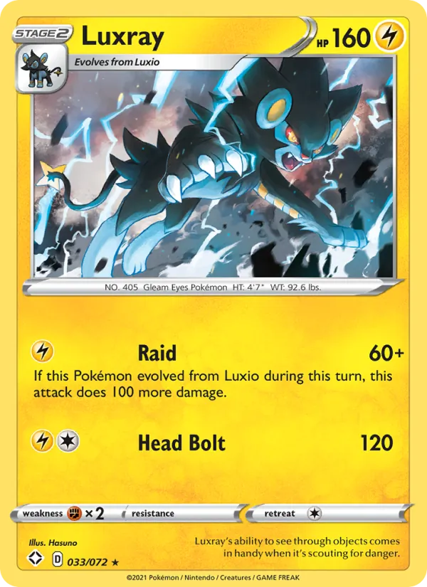 Luxray - Shining Fates Pokemon Card