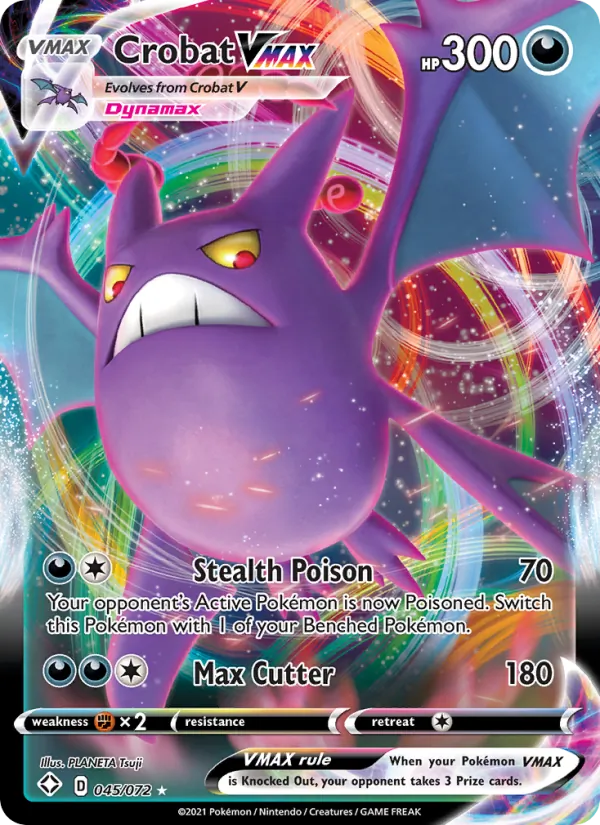 Crobat VMAX - Shining Fates Pokemon Card