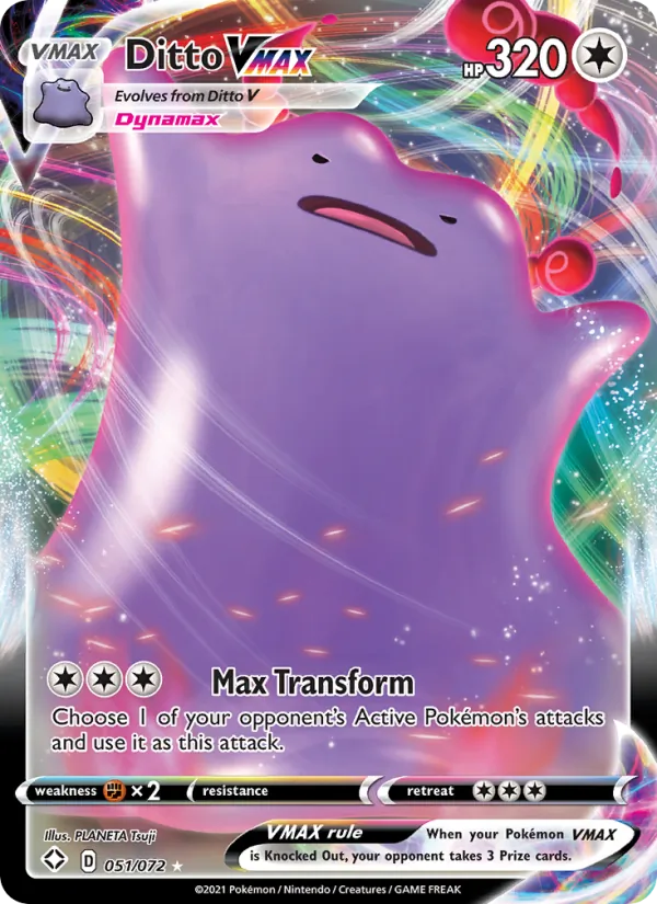 Ditto VMAX - Shining Fates Pokemon Card