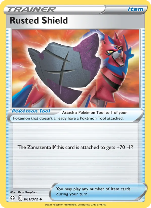 Rusted Shield - Shining Fates Pokemon Card