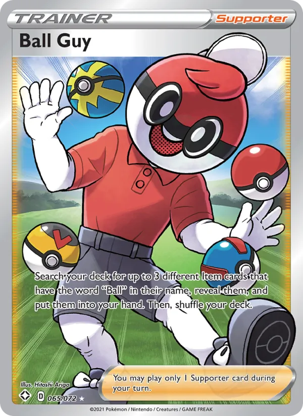 Ball Guy - Shining Fates Pokemon Card
