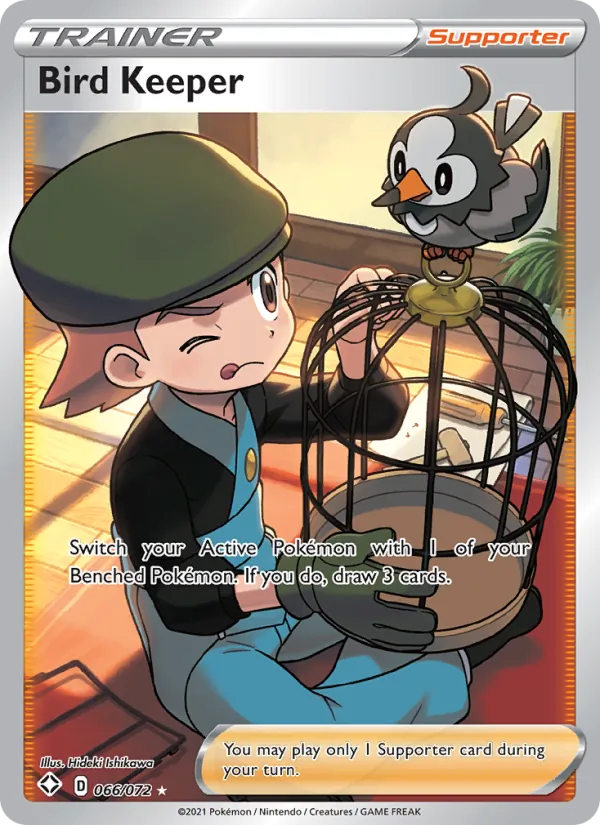 Bird Keeper - Shining Fates Pokemon Card