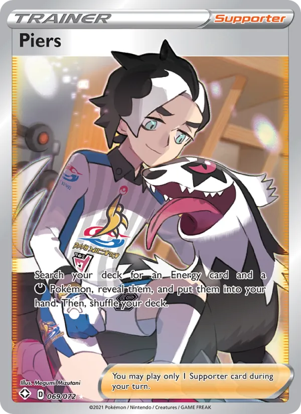 Piers - Shining Fates Pokemon Card