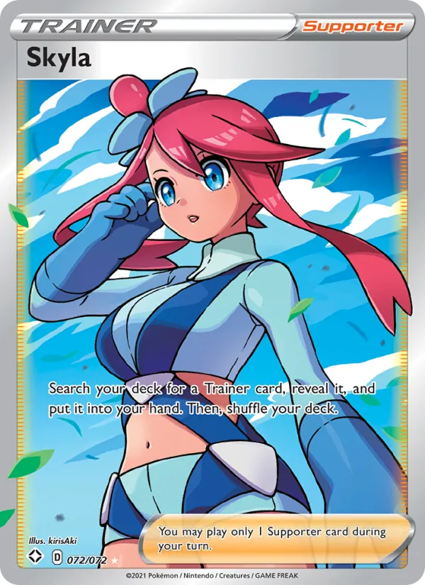 Skyla - Shining Fates Pokemon Card