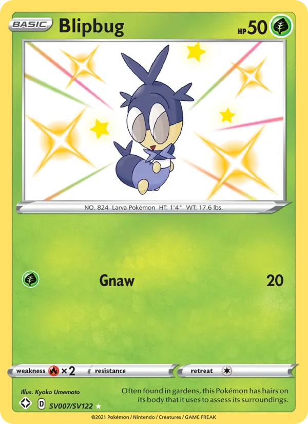 Blipbug - Shining Fates Pokemon Card