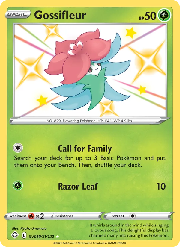 Gossifleur - Shining Fates Pokemon Card