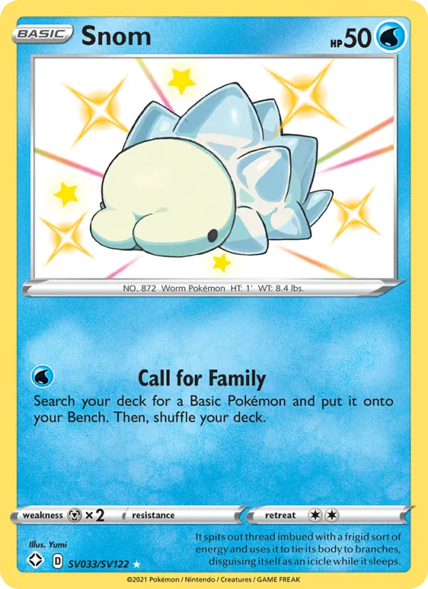 Snom - Shining Fates Pokemon Card