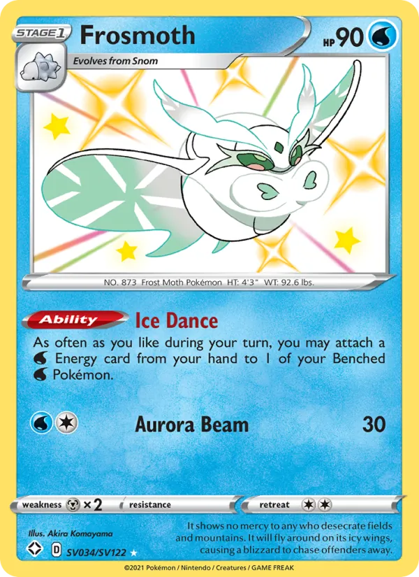 Frosmoth - Shining Fates Pokemon Card