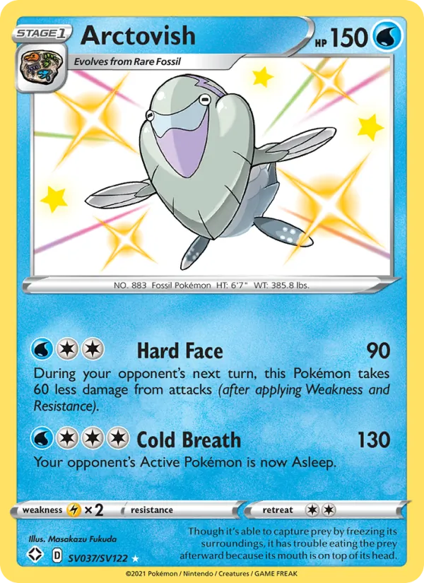 Arctovish - Shining Fates Pokemon Card