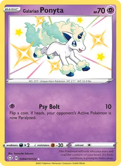 Galarian Ponyta - Shining Fates