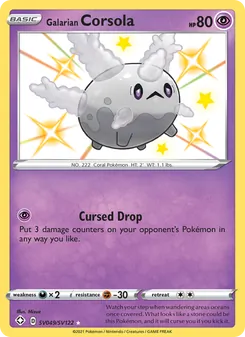 Galarian Corsola - Shining Fates