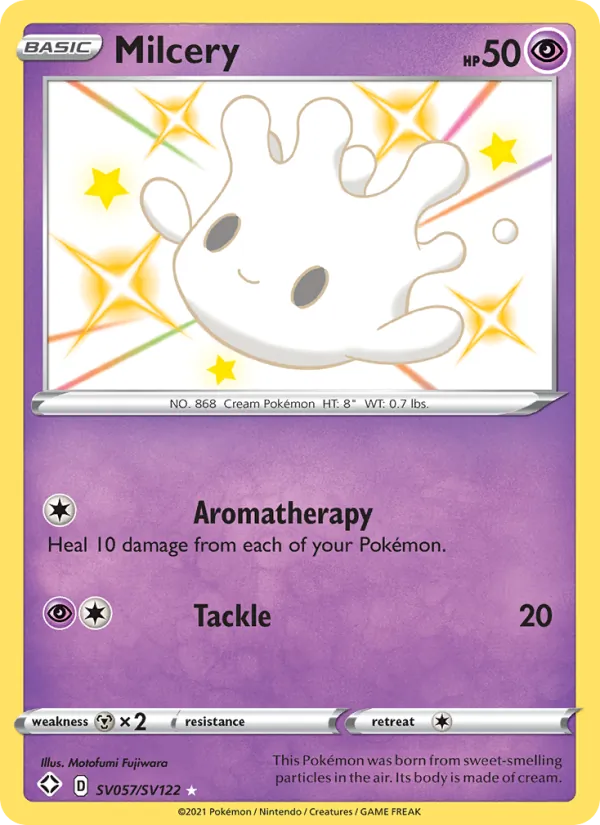 Milcery - Shining Fates Pokemon Card