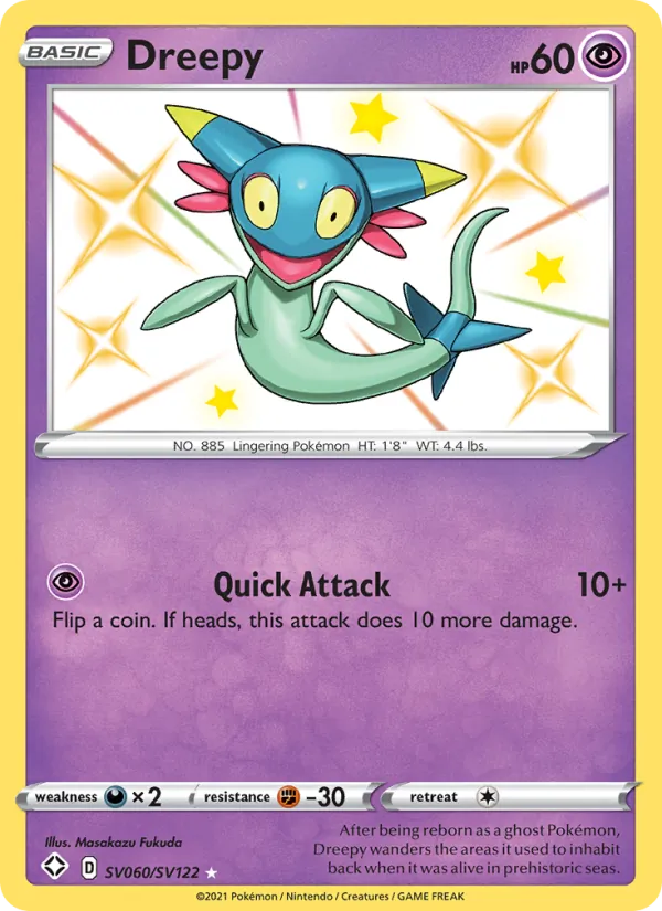 Dreepy - Shining Fates Pokemon Card