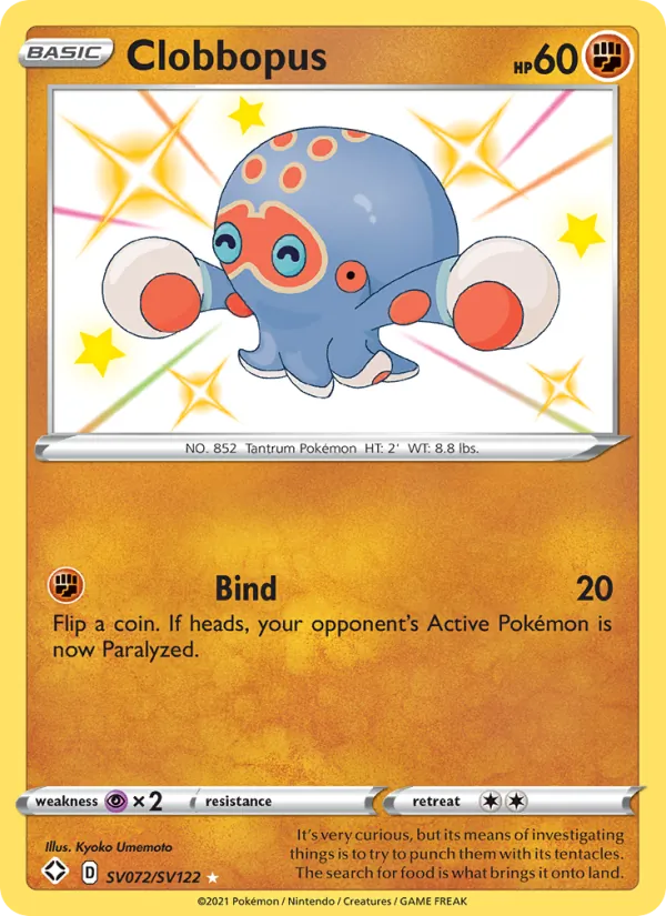 Clobbopus - Shining Fates Pokemon Card