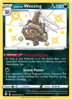 Galarian Weezing - Shining Fates