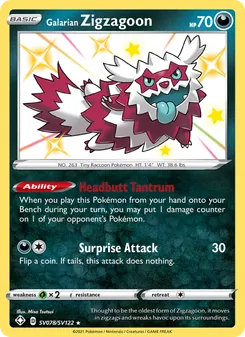 Galarian Zigzagoon - Shining Fates