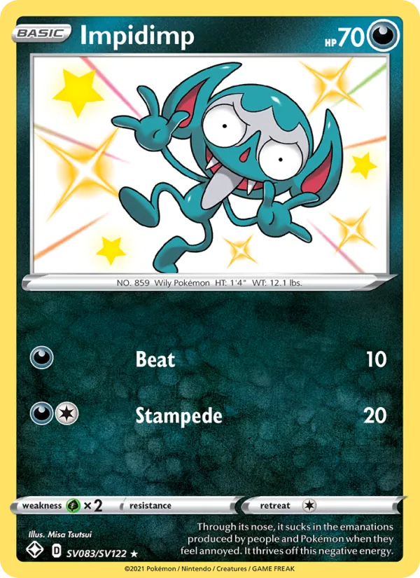 Impidimp - Shining Fates Pokemon Card