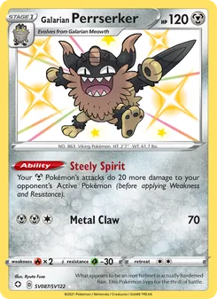 Galarian Perrserker - Shining Fates