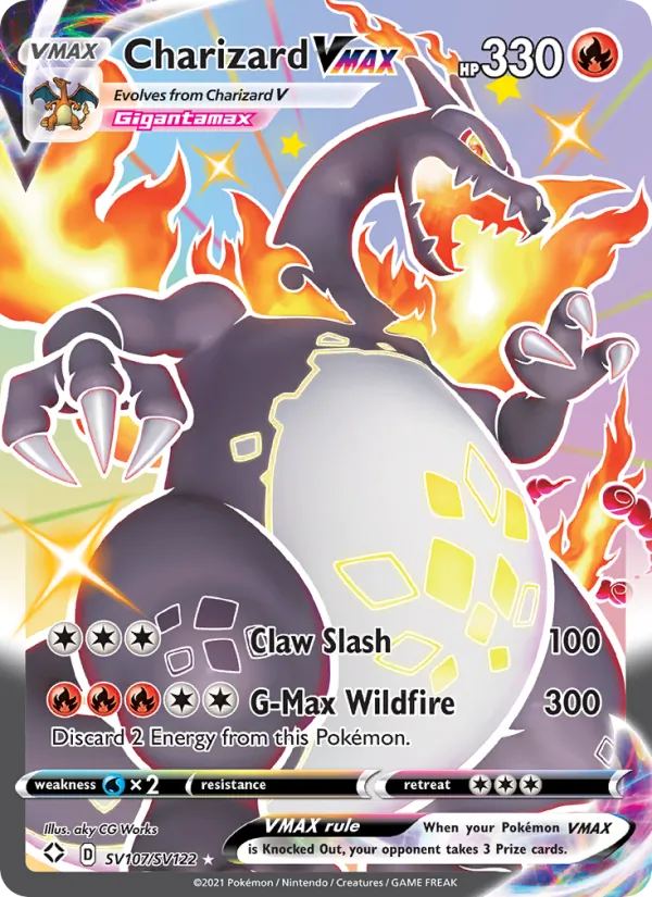 Charizard VMAX - Shining Fates Pokemon Card