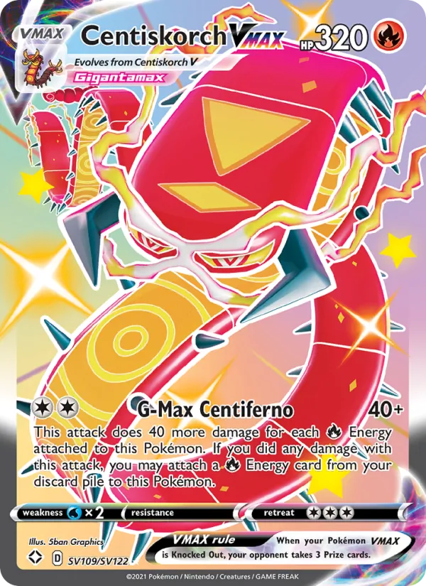 Centiskorch VMAX - Shining Fates Pokemon Card