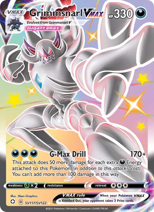 Grimmsnarl VMAX - Shining Fates Pokemon Card