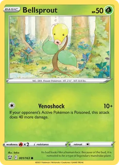 Bellsprout - Battle Styles