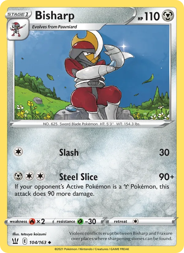 Bisharp - Battle Styles Pokemon Card