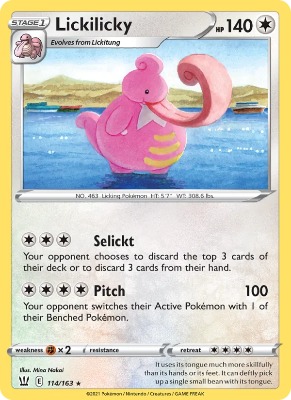 Lickilicky - Battle Styles Pokemon Card