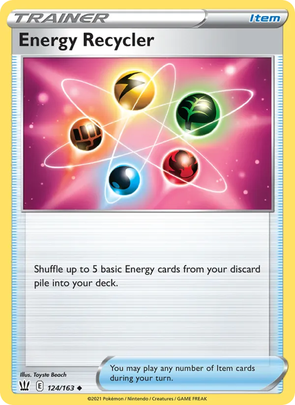 Energy Recycler - Battle Styles Pokemon Card