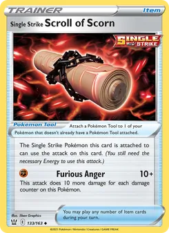 Single Strike Scroll of Scorn - Battle Styles
