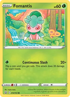 Fomantis - Battle Styles