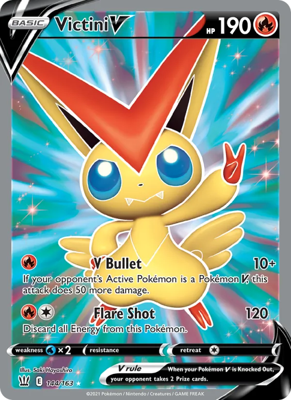 Victini V - Battle Styles Pokemon Card