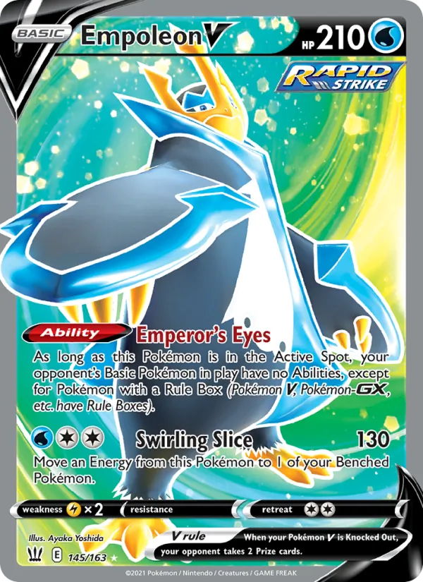 Empoleon V - Battle Styles Pokemon Card