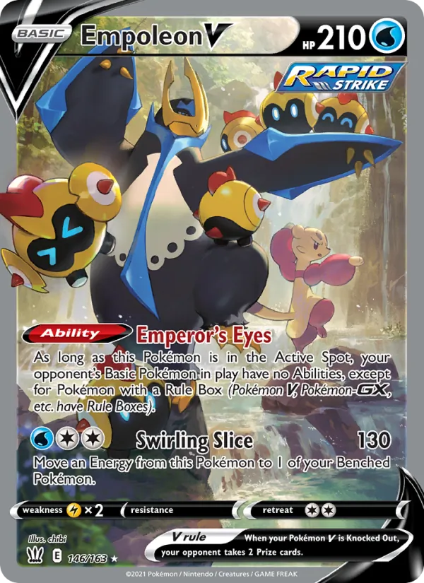 Empoleon V - Battle Styles Pokemon Card