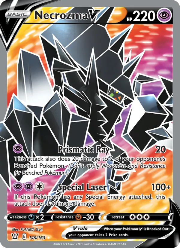 Necrozma V - Battle Styles Pokemon Card