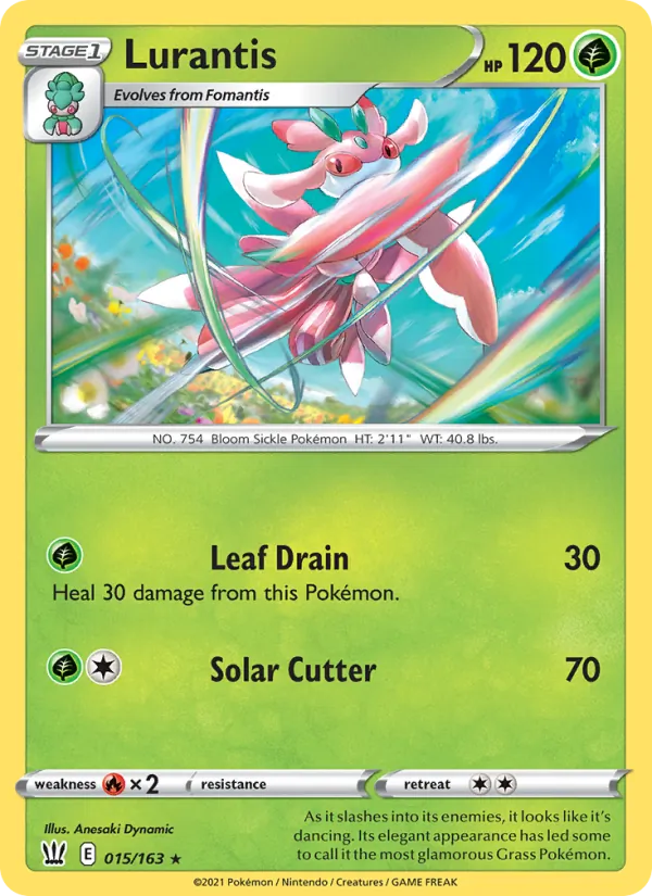 Lurantis - Battle Styles Pokemon Card